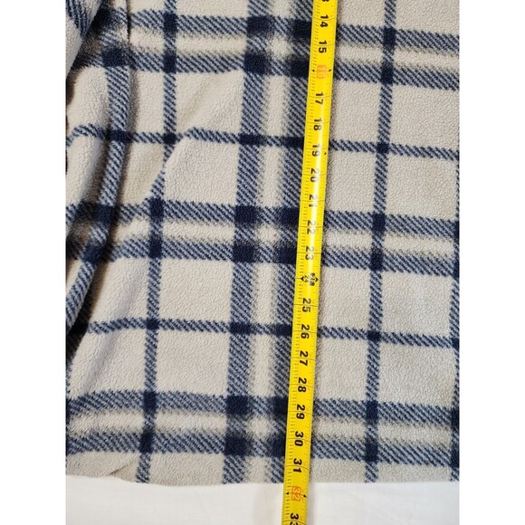 Vintage World Island Outdoor Fleece Lined Shacket Denim Jacket Mens XXL Distress - Picture 13 of 16